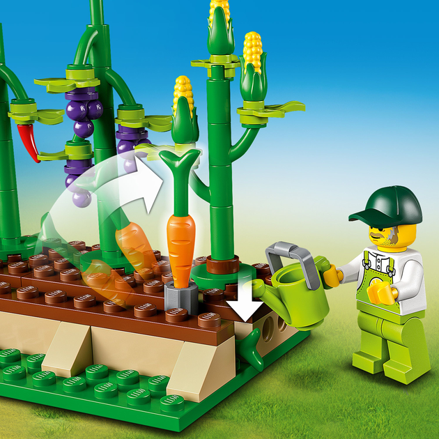 Конструктор LEGO City Farm Фургон для фермерського ринку 310 деталей (60345) - зображення 8