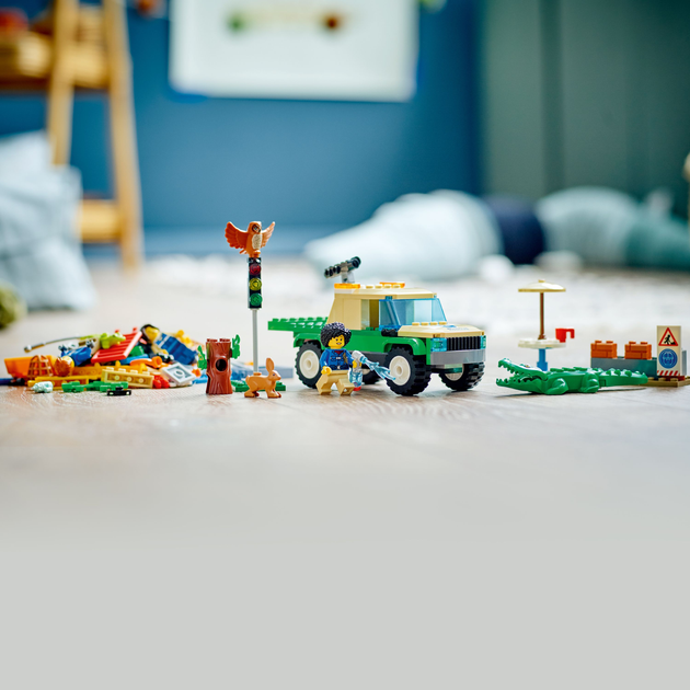Zestaw klocków LEGO City Missions Misje ratowania dzikich zwierząt 246 elementów (60353) - obraz 5