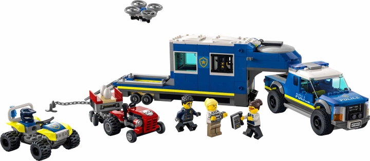 Zestaw LEGO City Wóz policyjny z mobilnym centrum sterowania 436 części (60315) - obraz 2
