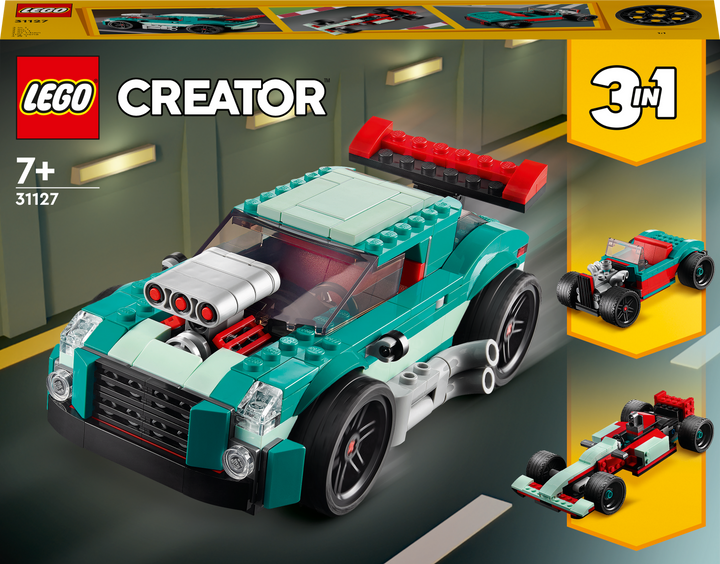 Zestaw klocków LEGO Creator Uliczna wyścigówka 258 elementów (31127) - obraz 1