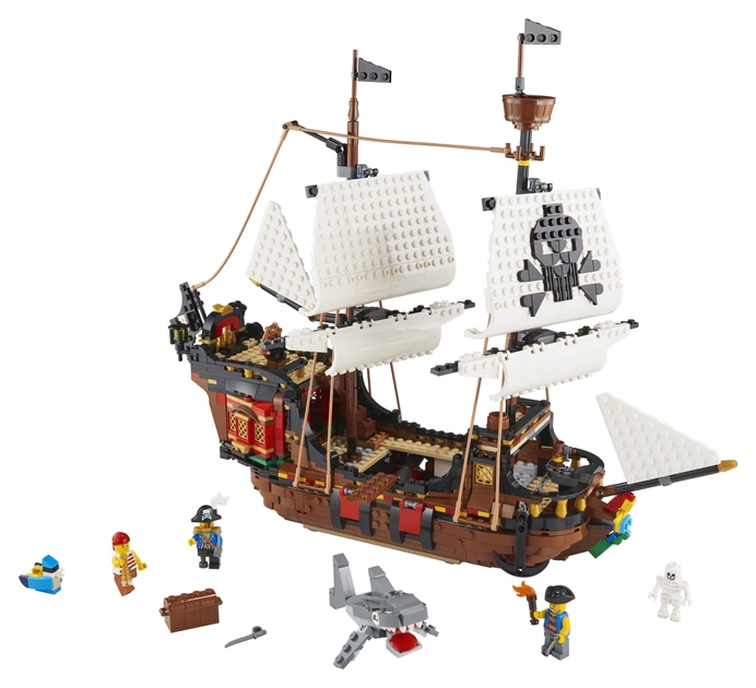 Zestaw LEGO Creator Statek piracki 1260 elementów (31109) - obraz 2