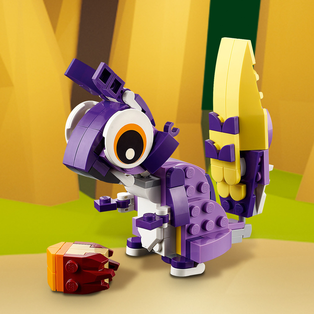 Конструктор LEGO Creator Дивовижні лісові жителі 175 деталей (31125) - зображення 5