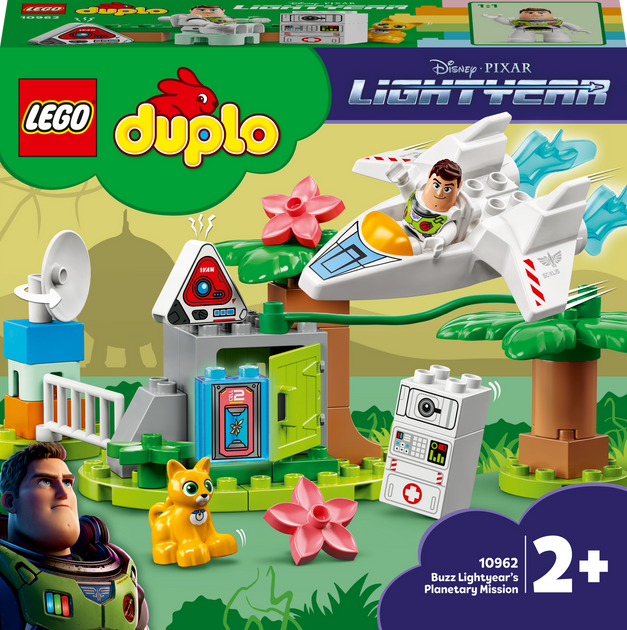 Конструктор LEGO DUPLO Disney Базз Рятівник і космічна місія 37 деталей (10962) - зображення 1