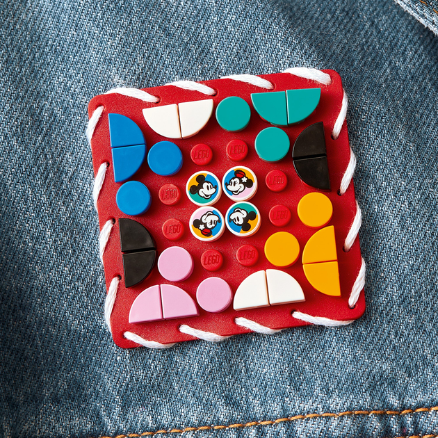 Zestaw klocków LEGO DOTS Naszywka z Myszką Miki i Minnie 95 elementów (41963) - obraz 3