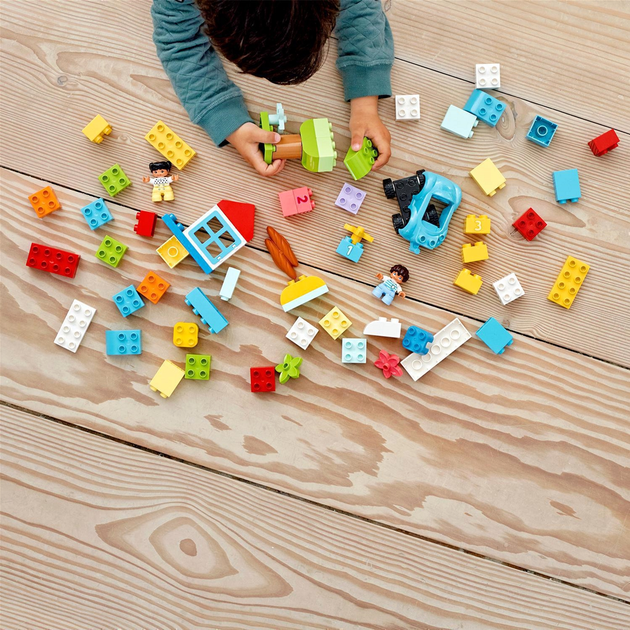 Zestaw klocków LEGO DUPLO Classic Pudełko z klockami 65 elementów (10913) - obraz 5