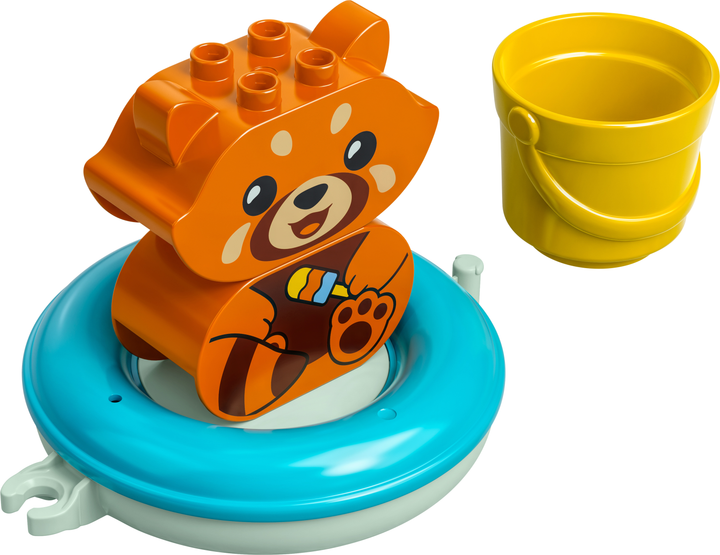 Zestaw klocków LEGO DUPLO My First Zabawa w kąpieli: Pływająca czerwona panda 5 elementów (10964) - obraz 2
