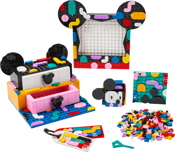 Zestaw klocków LEGO DOTS Myszka Miki i Minnie Powrót do szkoły 669 elementów (41964) - obraz 8
