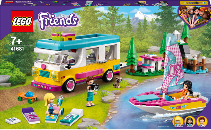 Конструктор LEGO Friends Лісовий будинок на колесах і яхта 487 деталей (41681) - зображення 1