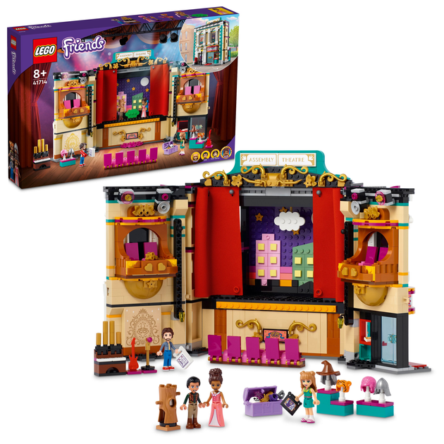 Zestaw klocków LEGO Friends Szkoła aktorska Andrei 1154 elementy (41714) - obraz 2