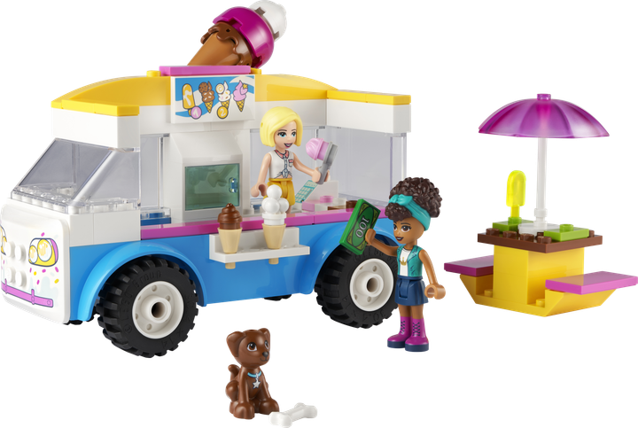 Zestaw klocków LEGO Friends Furgonetka z lodami 84 elementy (41715) - obraz 9