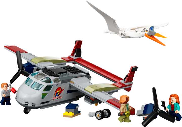 Конструктор LEGO Jurassic World Напад кетцалькоатля на літак 306 деталей (76947) - зображення 9