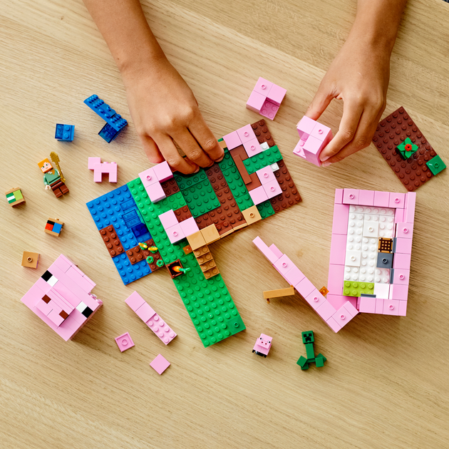 Конструктор LEGO Minecraft Будинок-свиня 490 деталей (21170) - зображення 4
