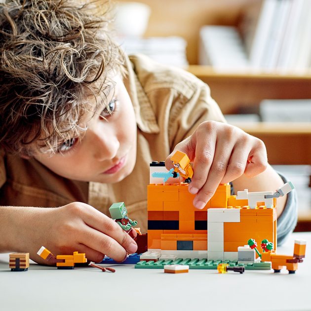 Конструктор LEGO Minecraft Нора лисиці 193 деталі (21178) - зображення 3