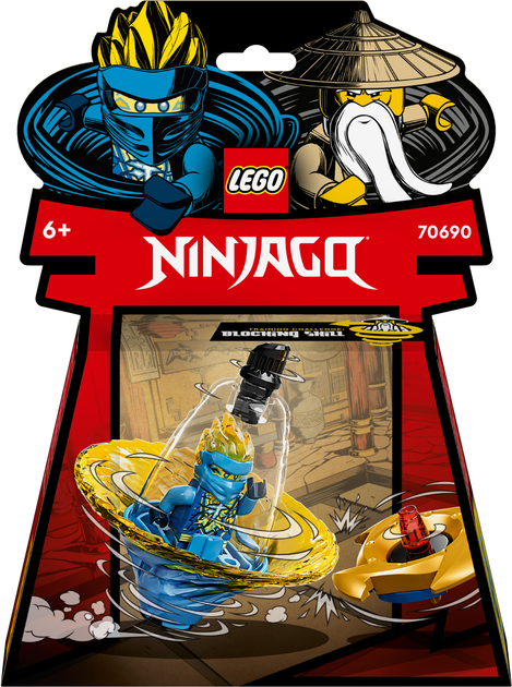 Zestaw klocków LEGO Ninjago Szkolenie wojownika Spinjitzu Jaya 25 elementów (70690) - obraz 1