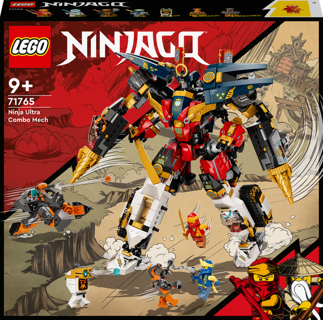 Zestaw klocków LEGO NINJAGO Wielofunkcyjny ultramech ninja 1104 elementy (71765) - obraz 1