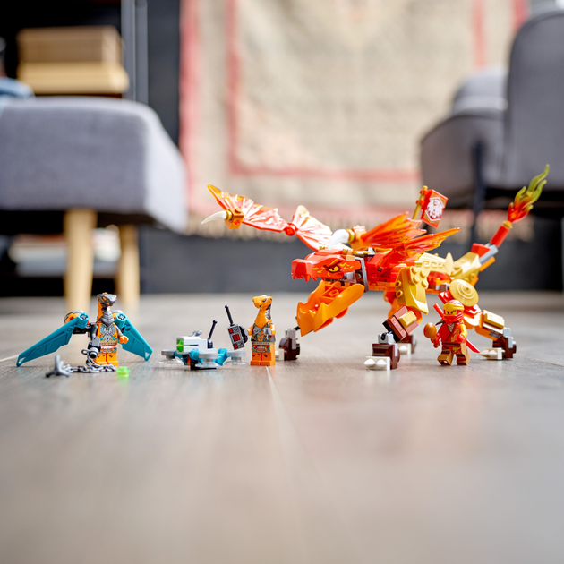 Конструктор LEGO NINJAGO Вогняний дракон Кая EVO 204 деталі (71762) - зображення 5
