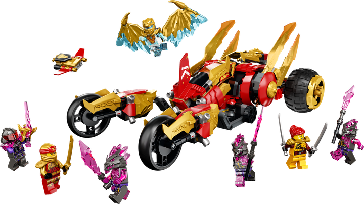 Zestaw klocków LEGO Ninjago Buggy Kai Złoty smok 624 elementy (71773) - obraz 9