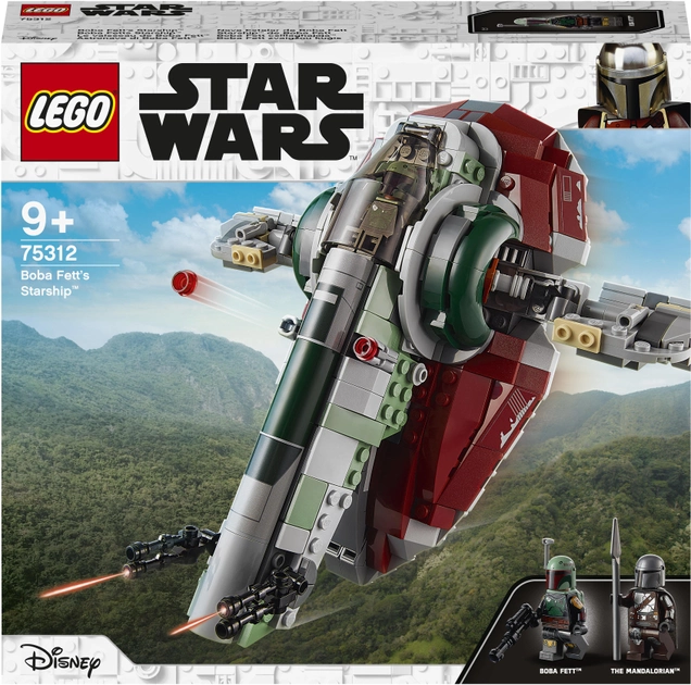 Zestaw klocków LEGO Star Wars Statek kosmiczny Boby Fetta 593 elementy (75312) - obraz 1