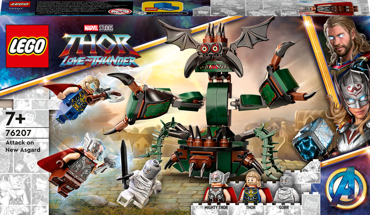 Zestaw klocków LEGO Super Heroes Atak na Nowy Asgard 159 elementów (76207) - obraz 1