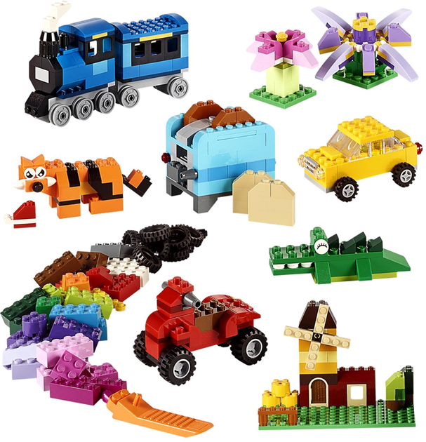 Конструктор LEGO Classic Коробка кубиків для творчого конструювання середнього розміру 484 деталі (10696) - зображення 8