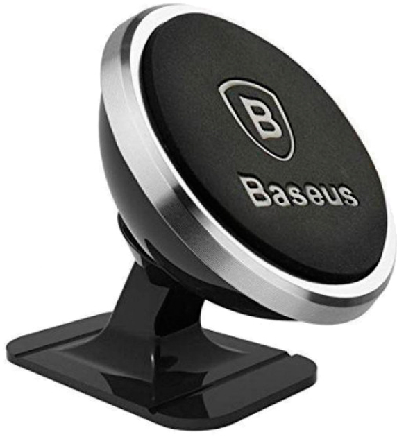 Magnetyczny uchwyt samochodowy i biurkowy Baseus, obracany o 360 stopni, srebrny (SUGENT-NT0S)/(158072) - obraz 1
