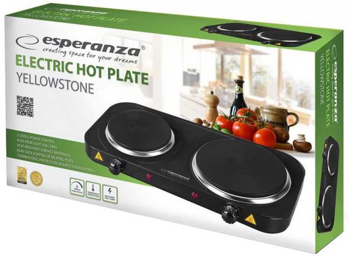 Blatowa kuchenka elektryczna ESPERANZA EKH007K - obraz 2
