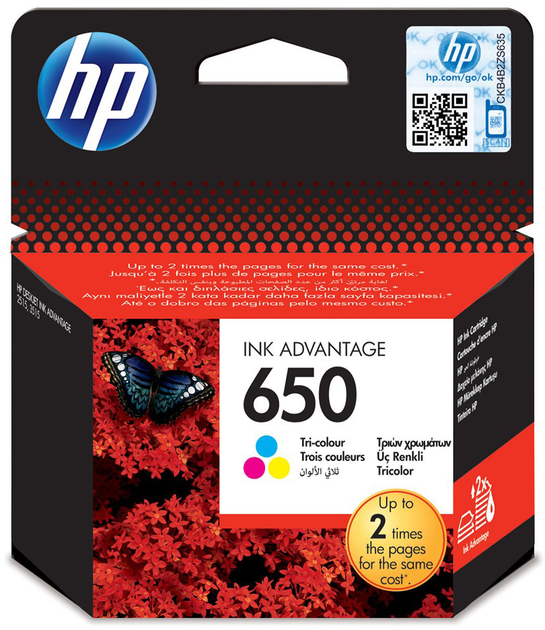 Картридж HP No.650 DJ2515/3515 3-Color (CZ102AE) - зображення 1