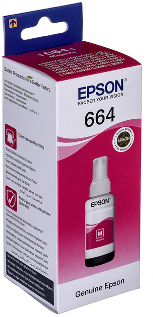 Epson L100/L200 purpurowy pojemnik (C13T66434A) - obraz 1