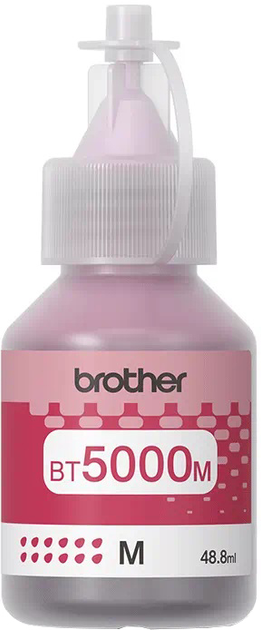 Tusz Brother 5000C 48,8 ml Magenta (BT5000M) - obraz 1