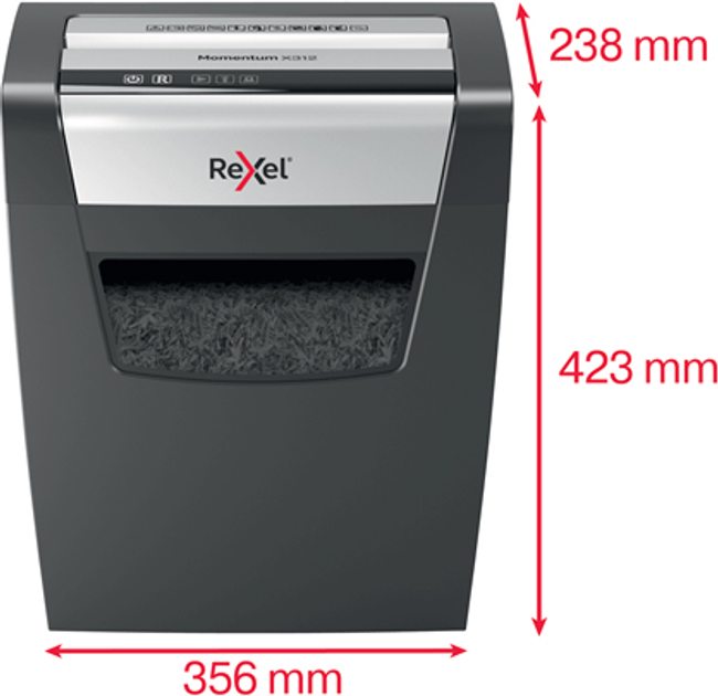 Шредер Rexel Momentum X312 (2104572EU) - зображення 4