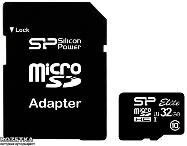 Silicon Power microSDHC 32GB Elite UHS-I (SP032GBSTHBU1V10SP) - зображення 2