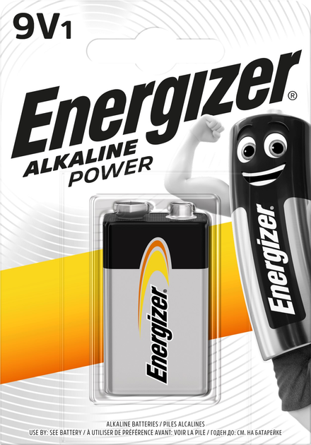 Akumulator Energizer 9V Alk Power 1 szt. (E300127703) - obraz 1