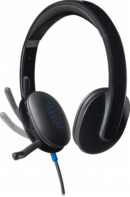 Słuchawki Zestaw słuchawkowy Logitech USB H540 (981-000480) - obraz 5