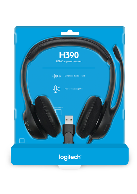 Słuchawki Logitech Headset H390 USB (981-000406) - obraz 8
