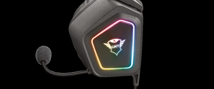 Słuchawki Trust GXT 450 Blizz RGB Czarne (23191) - obraz 5
