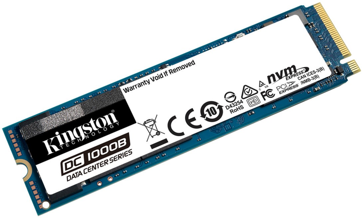 Dysk SSD Kingston DC1000B 480GB NVMe M.2 2280 PCIe 3.0 x4 3D NAND TLC (SEDC1000BM8/480G) - obraz 2