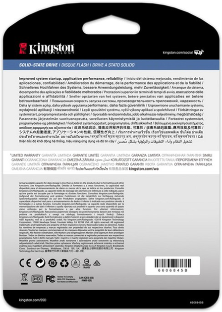 Dysk SSD Kingston DC1000B 480GB NVMe M.2 2280 PCIe 3.0 x4 3D NAND TLC (SEDC1000BM8/480G) - obraz 4