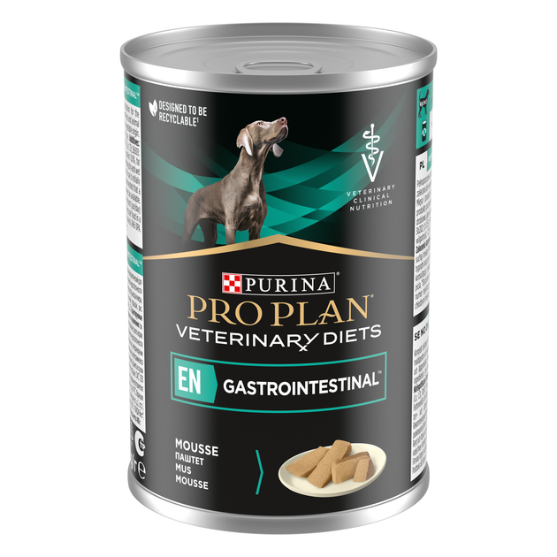 Вологий корм для собак Purina Pro Plan Veterinary Diets Gastrointestinal 400 г (7613035180932) - зображення 1