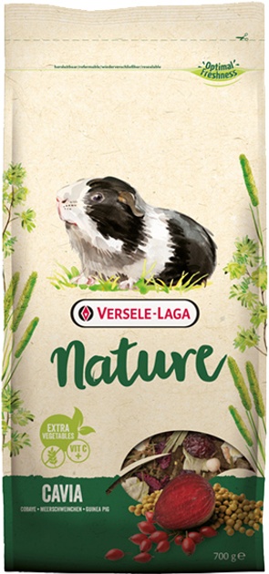 Pokarm dla świnek morskich Versele-Laga Nature Cavia bezzbożowy 700 g (5410340614099) - obraz 1