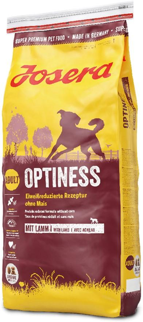 Sucha karma dla psów JOSERA Optiness z jagnięciną 15 kg (4032254731641) - obraz 1