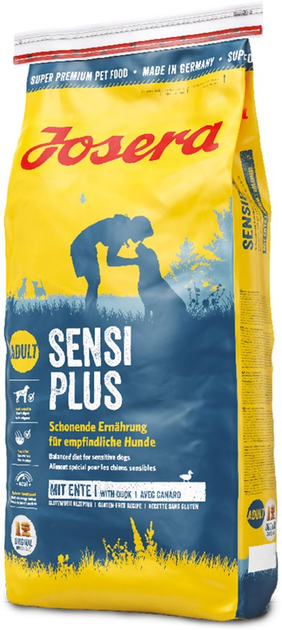 Sucha karma dla psów JOSERA SensiPlus z kaczką 15 kg (4032254211709) - obraz 1