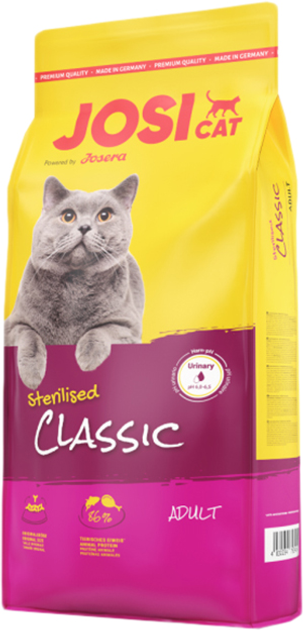 Сухий корм для дорослих стерилізованих кішок Josera JosiCat Sterilised Classic 10 кг (4032254753421) - зображення 1