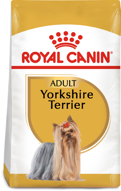 Sucha karma pełnoporcjowa dla dorosłych psów Yorkshire Terrier Royal Canin Yorkshire Terrier Adult od 10 miesiąca życia 1,5 kg (3182550716857) (3051015) - obraz 2