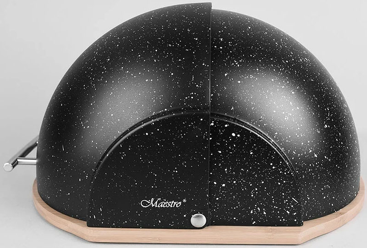 Kosz na chleb Maestro Granite Black (MR1678G-BLACK) - obraz 3
