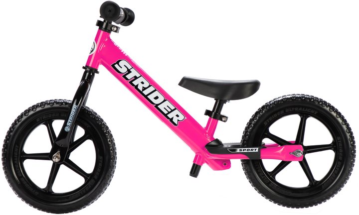 Rowerek biegowy Strider 12 Sport różowy (ST-S4PK) - obraz 4