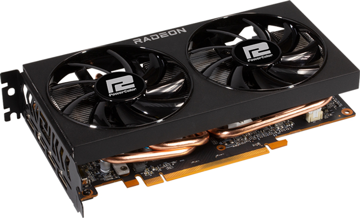 Відеокарта Powercolor PCI-Ex Radeon RX 6600 Fighter 8GB GDDR6 (128bit) (2044/17500) (HDMI, 3 х DisplayPort) (AXRX 6600 8GBD6-3DH) - зображення 3
