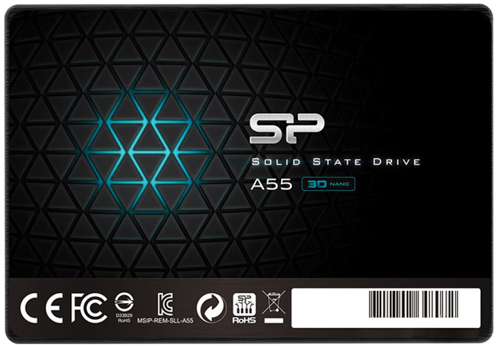 Silicon Power A55 256GB 2.5" SATAIII TLC (SP256GBSS3A55S25) - зображення 1