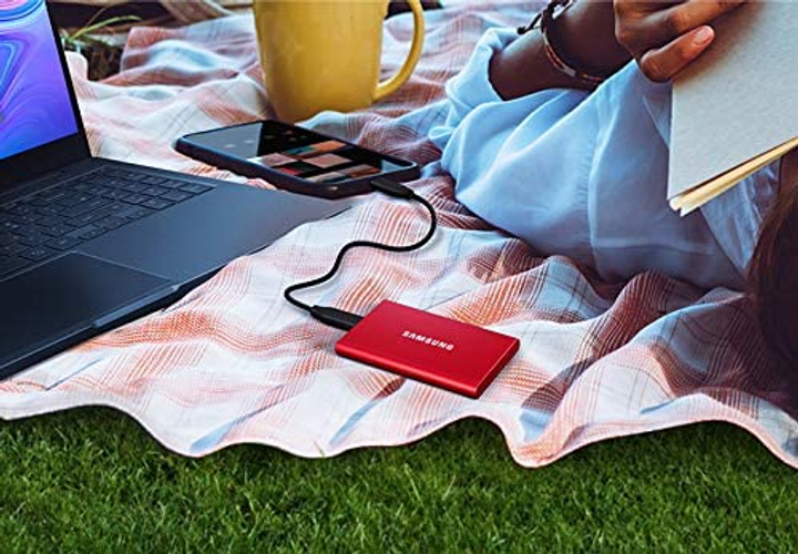 Samsung Portable SSD T7 500GB USB 3.2 Type-C (MU-PC500R/WW) External Red - зображення 7