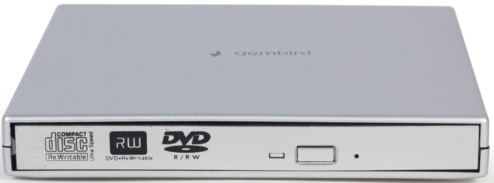 Зовнішній DVD привід Gembird DVD-USB-02-SV - зображення 3