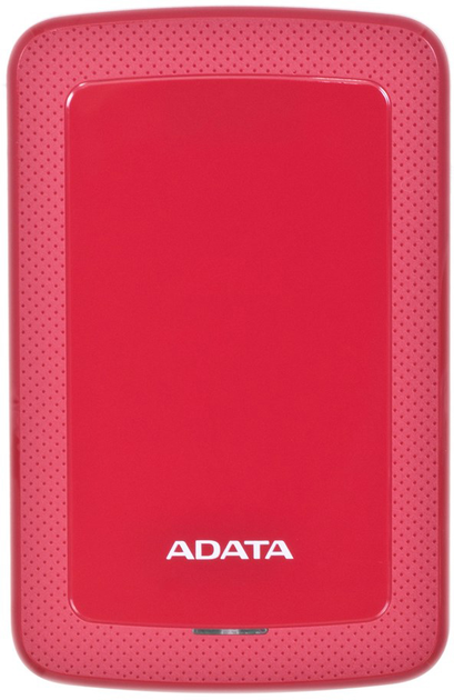 Жорсткий диск ADATA DashDrive HV300 1TB AHV300-1TU31-CRD 2.5 USB 3.1 External Slim Red - зображення 1